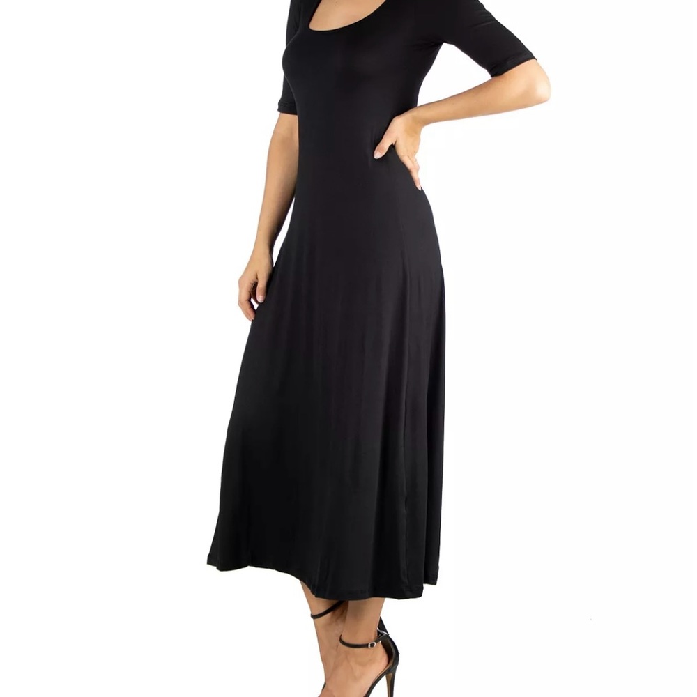 NWT 24seven women’s maxi dress SZ Large - Picture 3 of 9